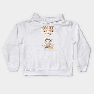 Coffee Lover cappuccino Kids Hoodie